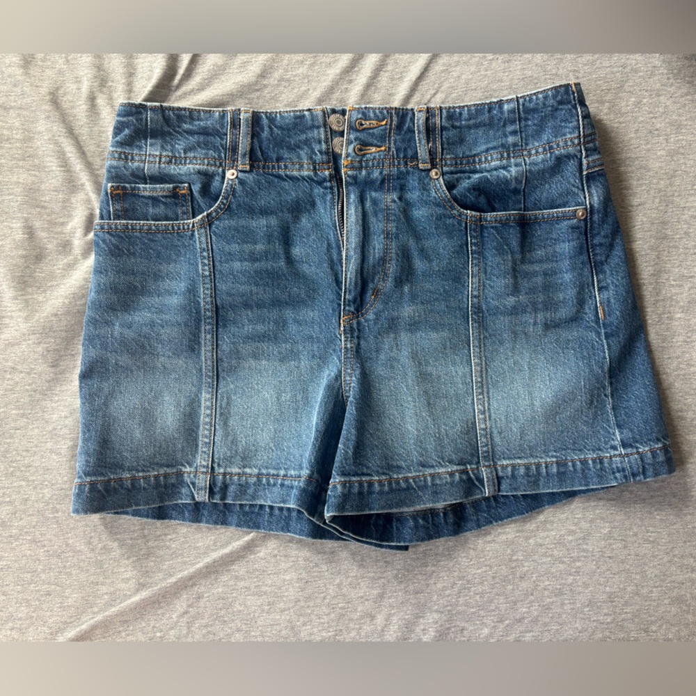 LOFT Blue Denim Jean Shorts